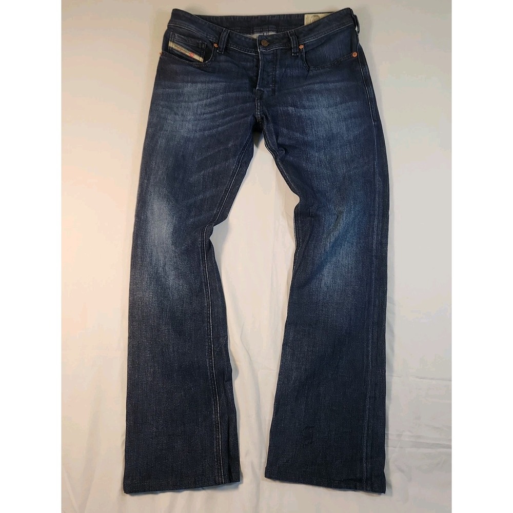 Diesel Zatiny Jeans Men 30x34 Blue Stretch Medium Wash CN037 - Picture 2 of 8